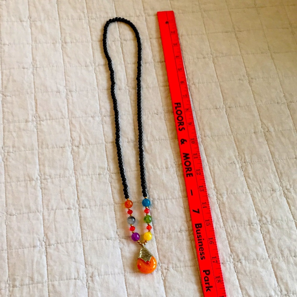 Boho style drop necklace